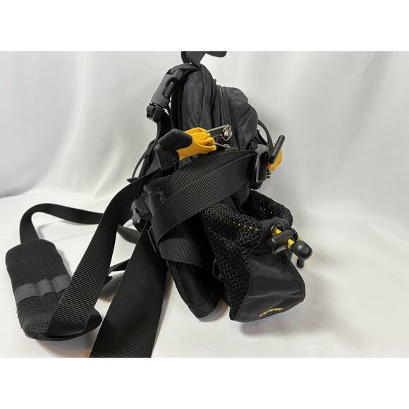 Mountainsmith Tour Waist Bag Black Yellow Lumbar Pack Outdoor Hiking Backpacking - Picture 4 of 11